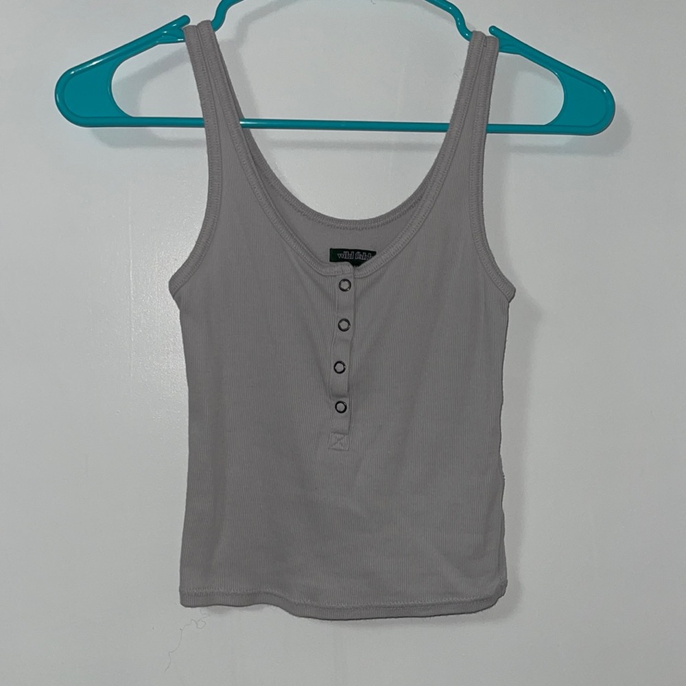 Off White Tank Top
